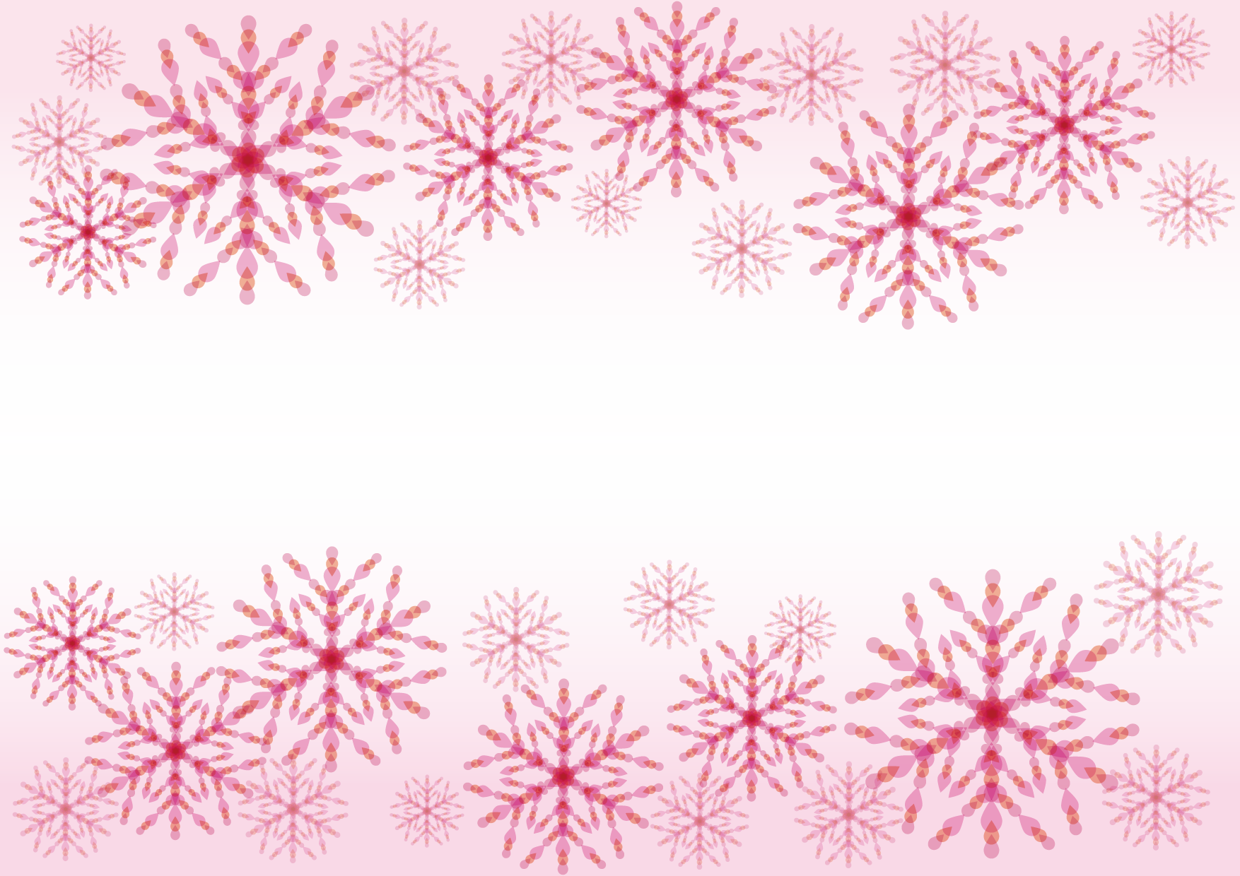 可愛いイラスト無料 雪の結晶 ピンク 背景 Free Illustration Snowflakes Pink Background 公式 イラストダウンロード