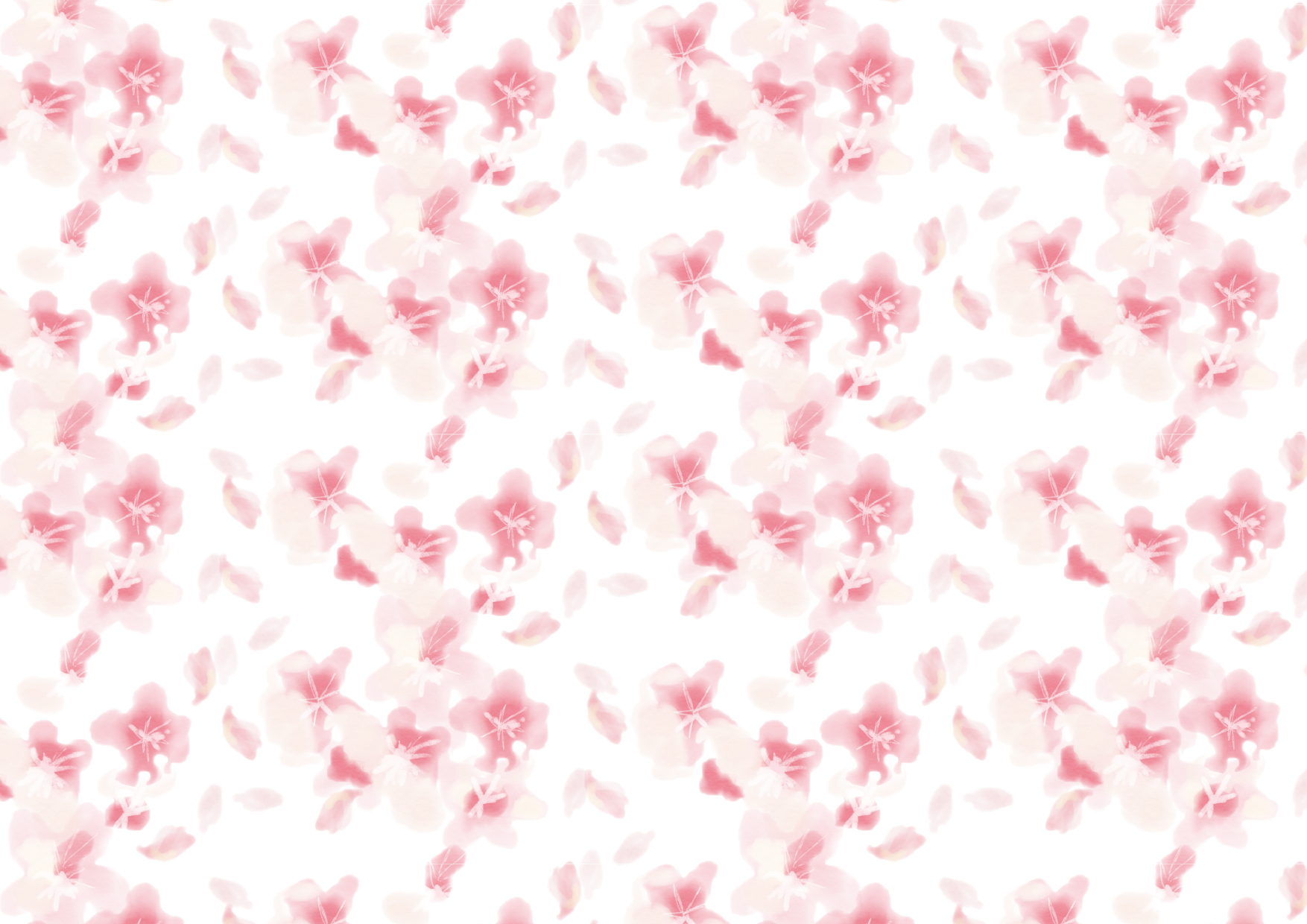 可愛いイラスト無料 背景 水彩 桜吹雪 公式 イラスト素材サイト イラストダウンロード