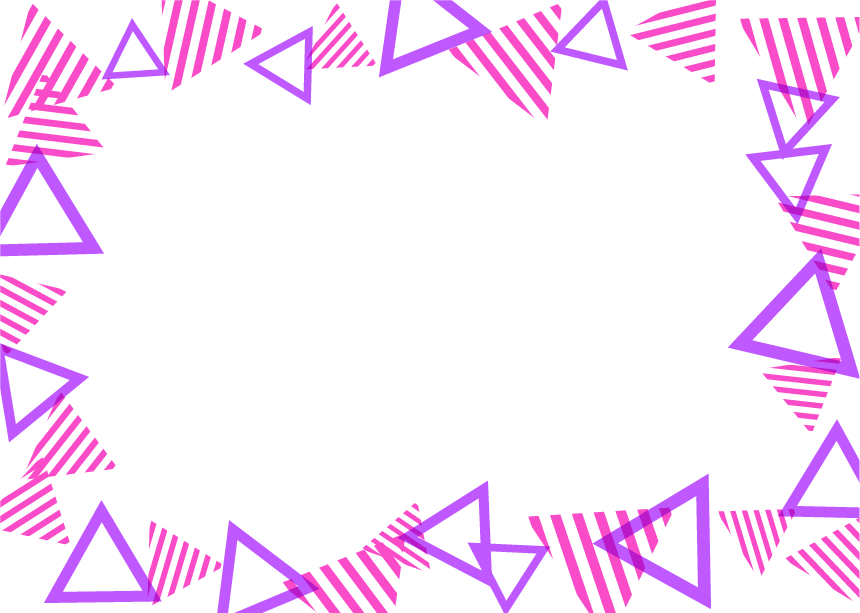 可愛いイラスト無料 背景 三角ボーダー 枠 ピンクと紫色 公式 イラスト素材サイト イラストダウンロード