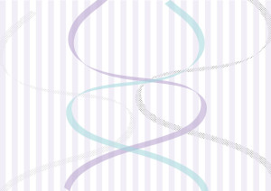 背景　リボン　ストライプ　紫　イラスト　無料