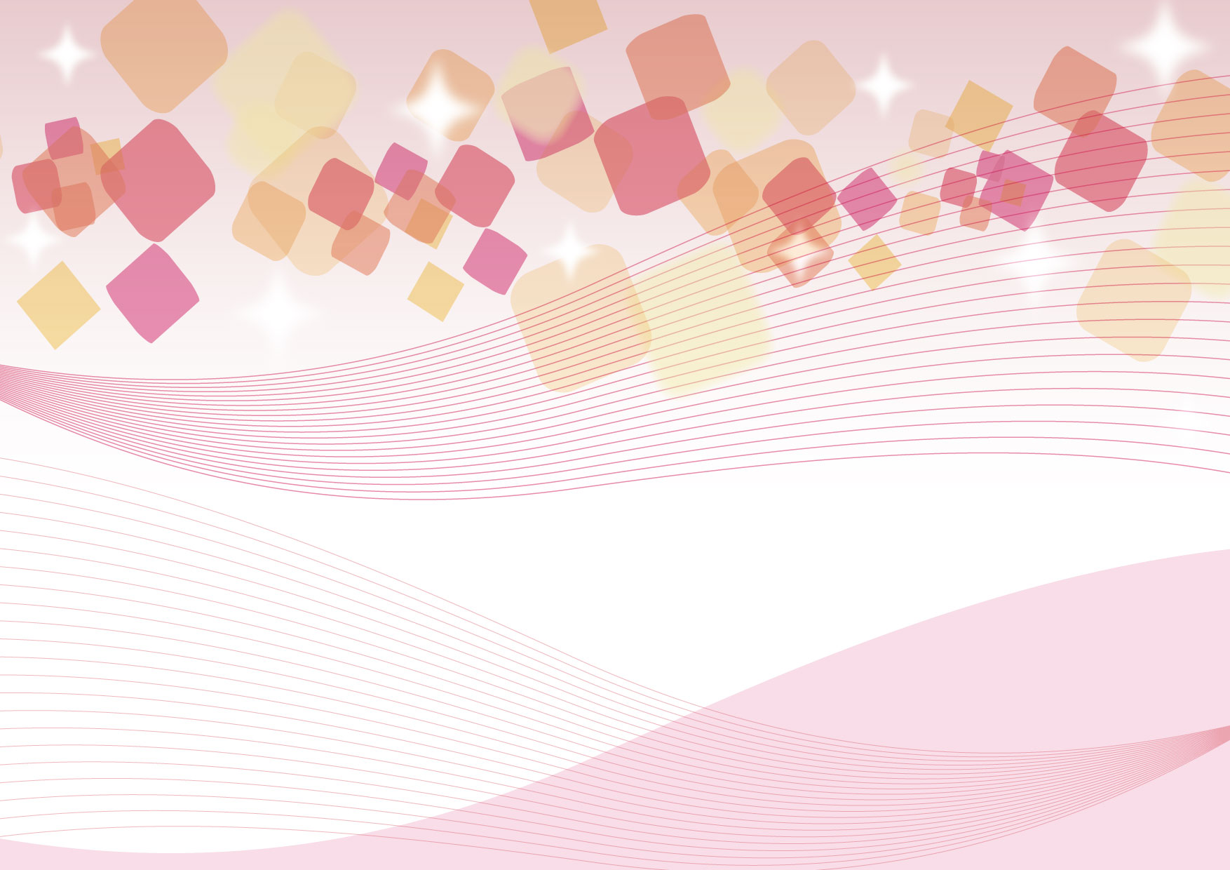 可愛いイラスト無料｜背景　波　キラキラ　ピンク − free illustration Background wave glitter pink