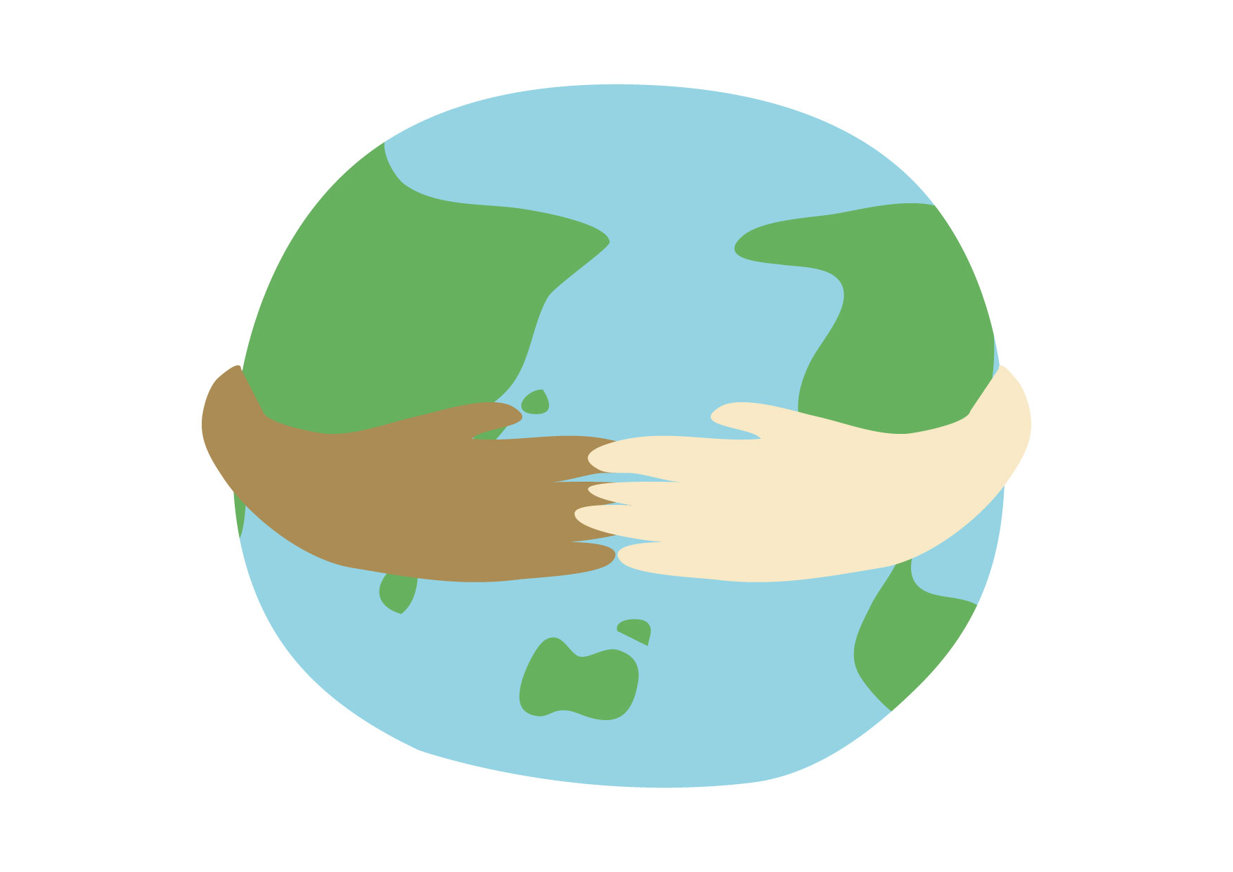 可愛いイラスト無料｜地球　人権　環境 − free illustration Earth Human Rights Environment