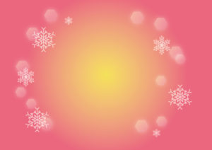雪の結晶　背景　ピンク　イラスト　無料