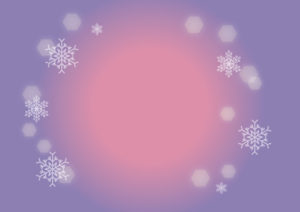 雪の結晶　背景　紫色　イラスト　無料